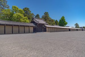 京都御所 築地塀と清所門