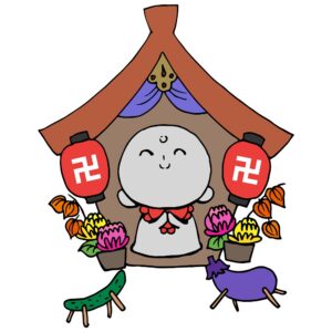 お地蔵さんのイラスト