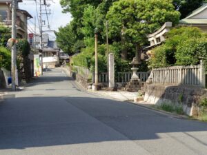平安京の西の果て、西京極大路