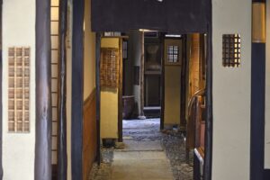 京町家の玄関入口